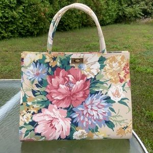 Vintage 1960s Margret Smith Floral Purse
